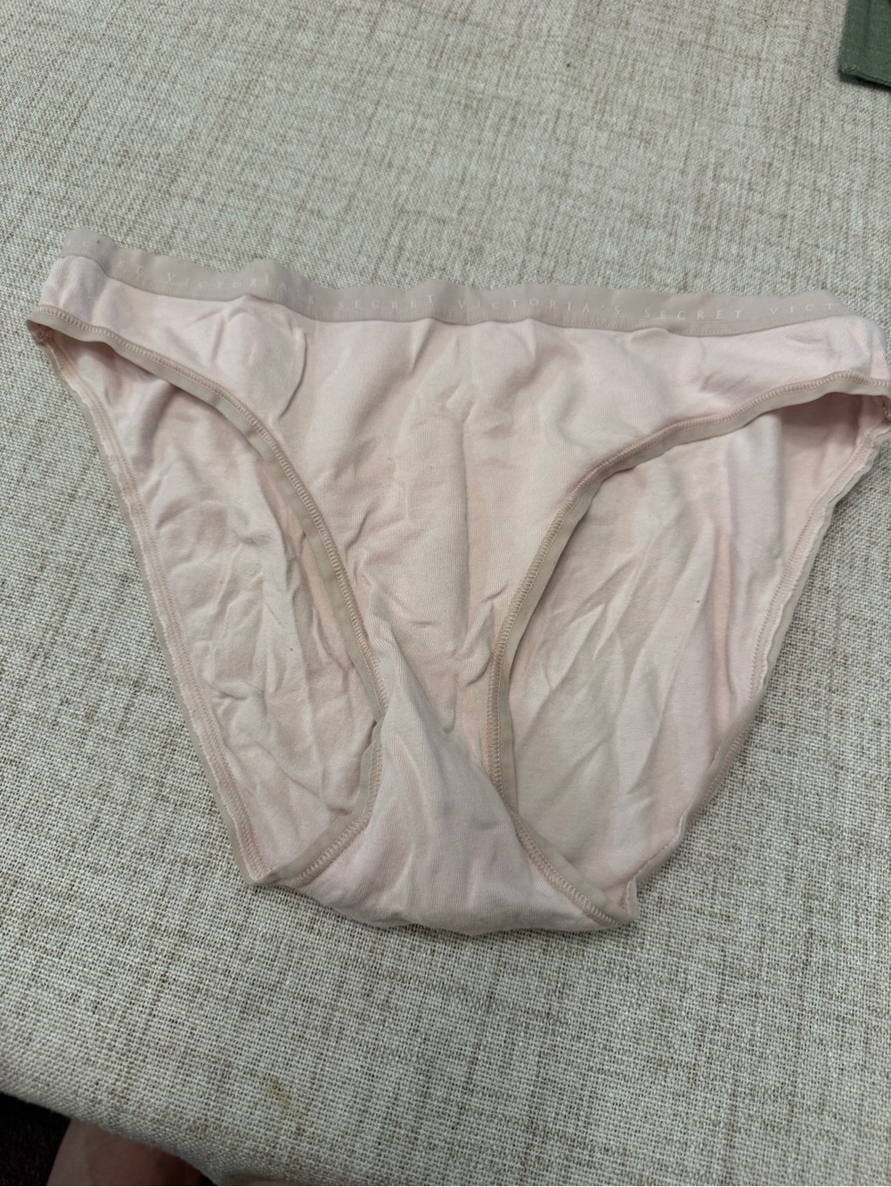 Victoria’s Secret bikini cut, pink panty underwear